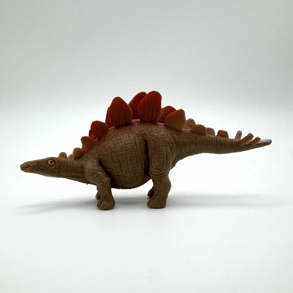 Dinosaur Figure Lot - Triceratops & Stegosaurus -‎ Set of 3 Toys